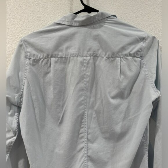 Frank & Eileen 100% Cotton Barry Button Down Light Blue Long Sleeve Top Size XS - Picture 9 of 13